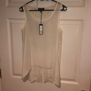 Ivory dressy tank